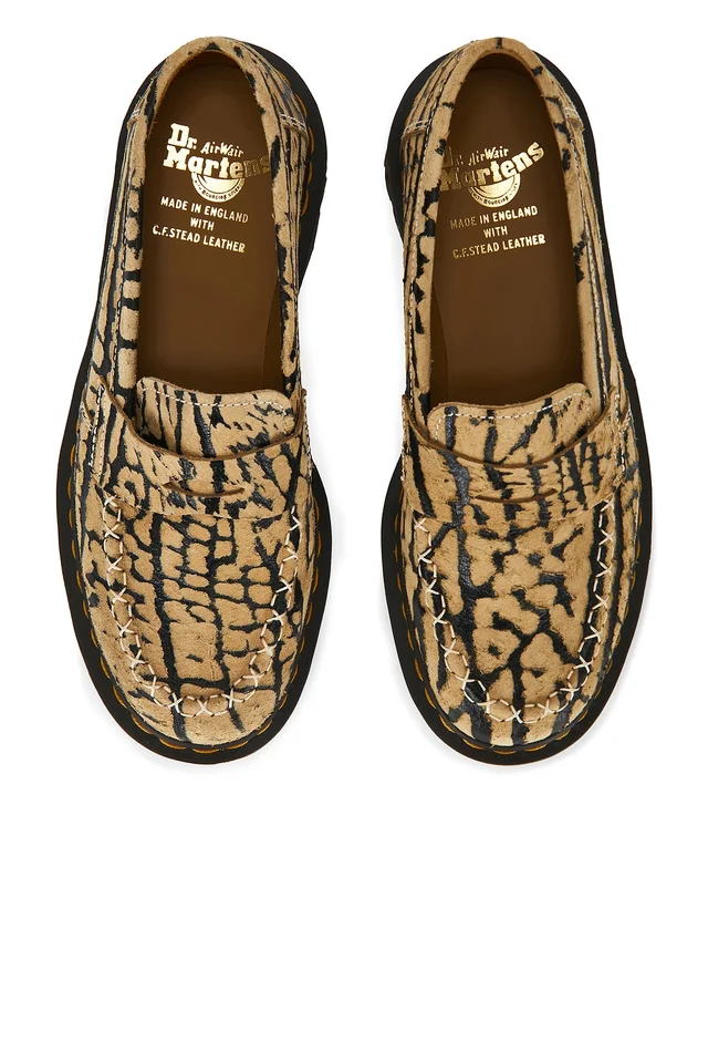 Dr. Martens Wild Mohwalk Refined Loafer in Teak & Black, photo 5 of 7 from REVOLVE (Canada)