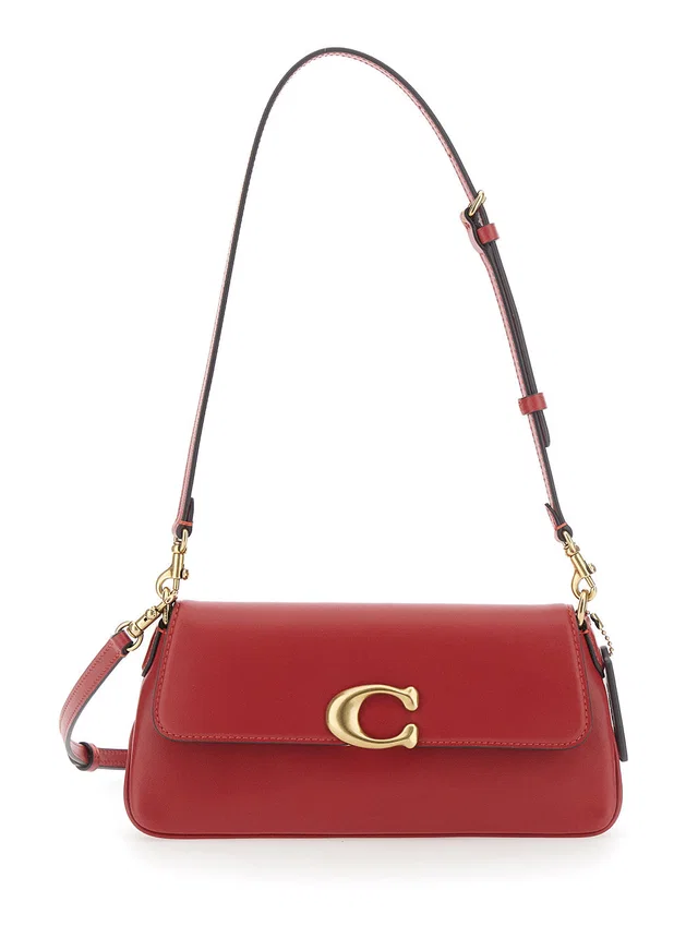 Coach Jet Shoulder Bag — Red Cow Leather in Red Leather from HEWI