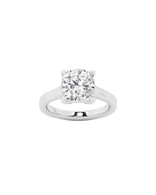 Lab Grown Diamonds 14K 4.00 ct. tw. Lab-Grown Diamond Solitaire Engagement Ring, image 1 of 1 from Rue La La