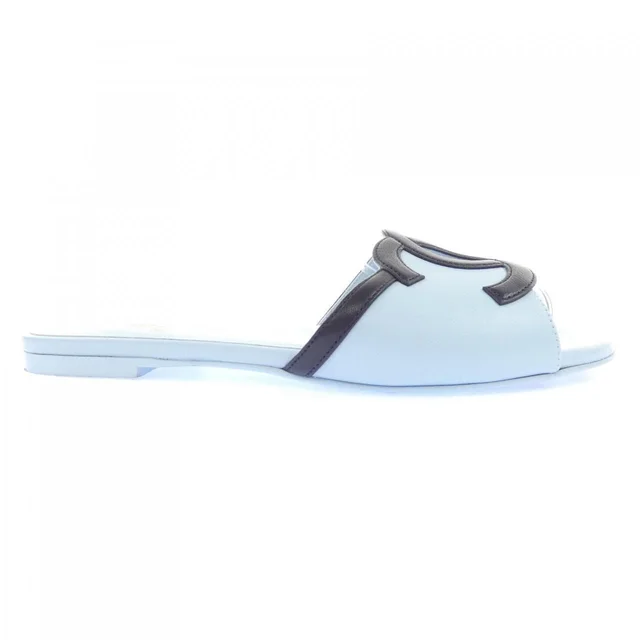 Chanel Sandals Blue in Blue from The Reluxe