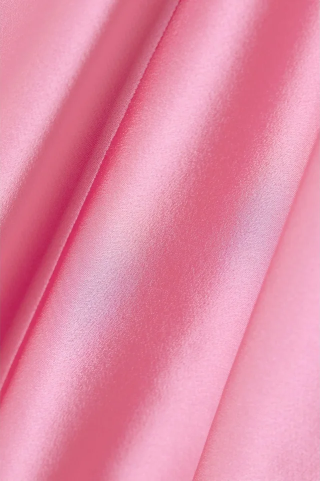 Stella McCartney Paneled Satin Midi Skirt in Pink, photo 4 of 4 from THE OUTNET