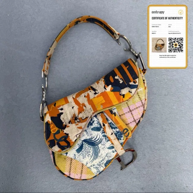 Dior Galliano Saddle Shoulder Bag Multicolor in Multicolor from The Reluxe