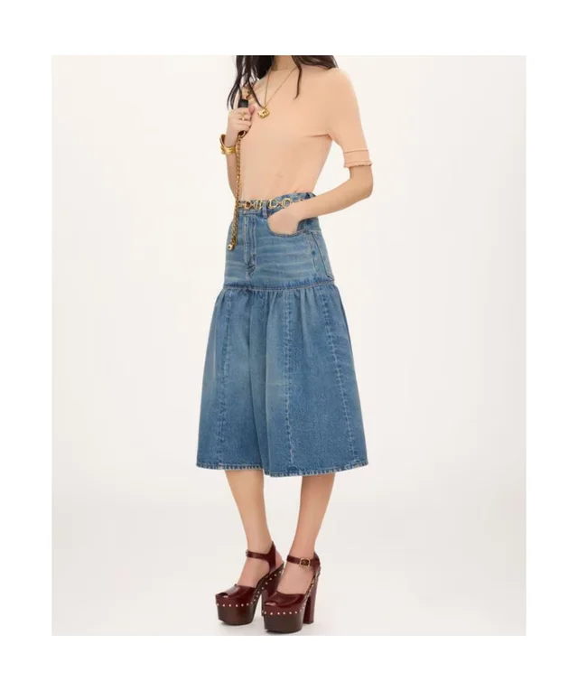 Chloé High-Rise Balloon Bermuda Shorts, photo 7 of 9 from SENSER