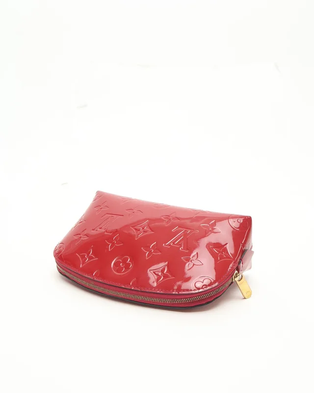 Louis Vuitton Vernis Cosmetic Pouch in Leather from A Retro Tale, photo 4 of 8