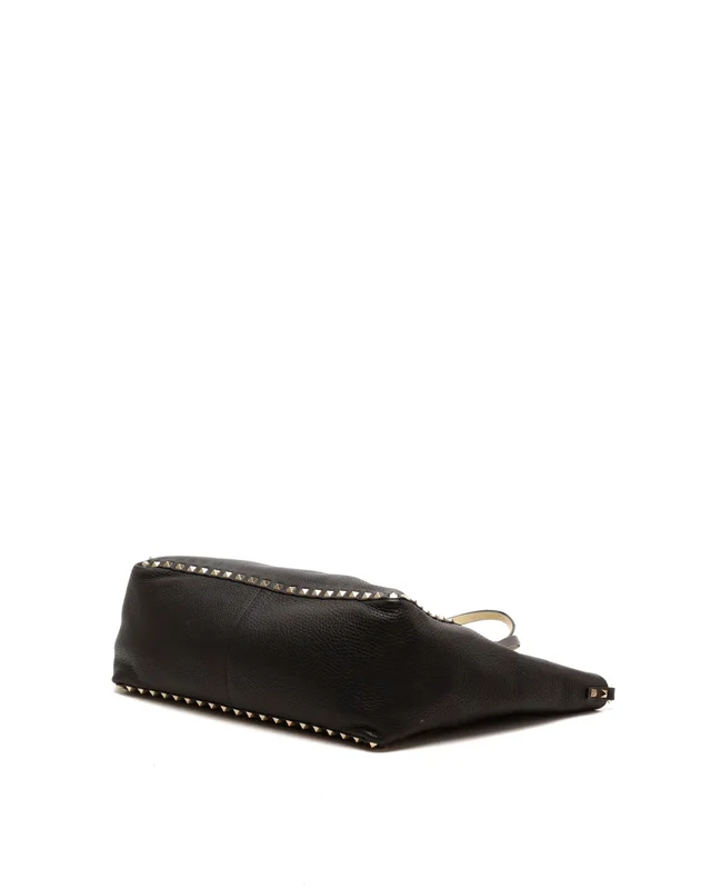 Valentino Garavani Rockstud Spike Tote Bag in Leather from A Retro Tale, photo 5 of 7