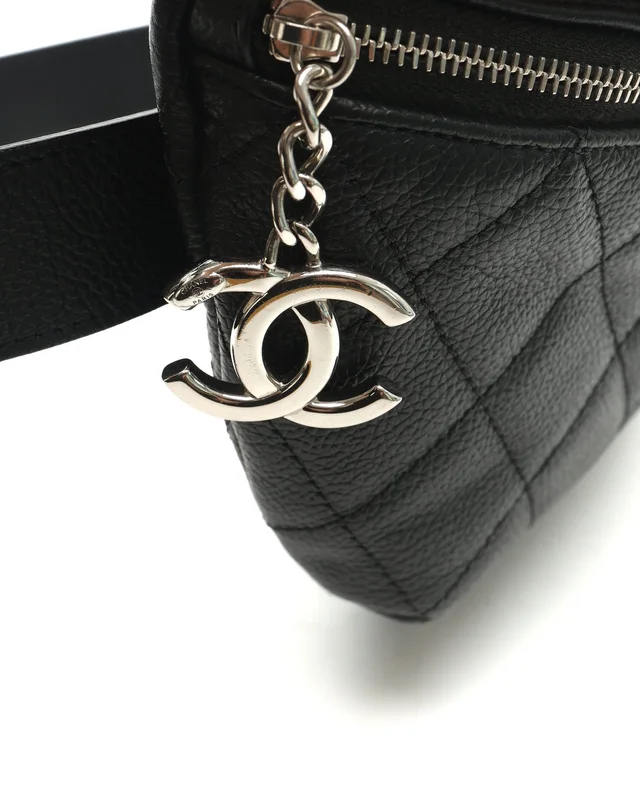 Chanel Caviar Waist Belt Bag in Caviar leather from A Retro Tale, photo 7 of 12