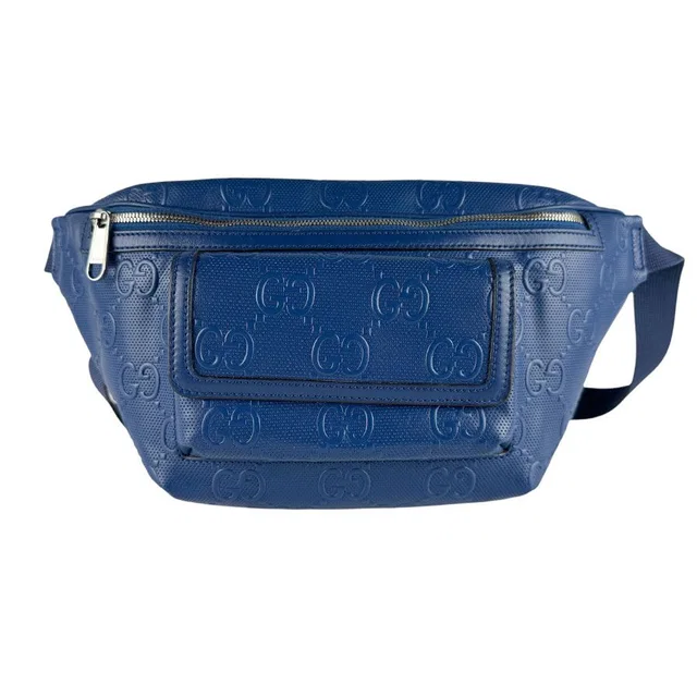 Gucci Waist Bag GG Embossed in Leather from The Reluxe