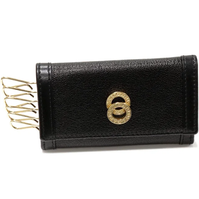 Bvlgari Calf Doppio Tondo Key Case 26867 in Calfskin from LuxUness