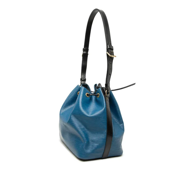 Black Louis Vuitton Epi Petit Bicolor Noe Bucket Bag in Black Leather from Designer Revival, photo 2 of 2