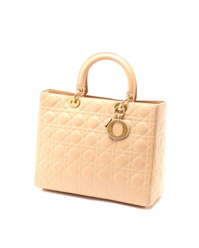 Large Lady Dior Bag in Leather from A Retro Tale, photo 2 of 9