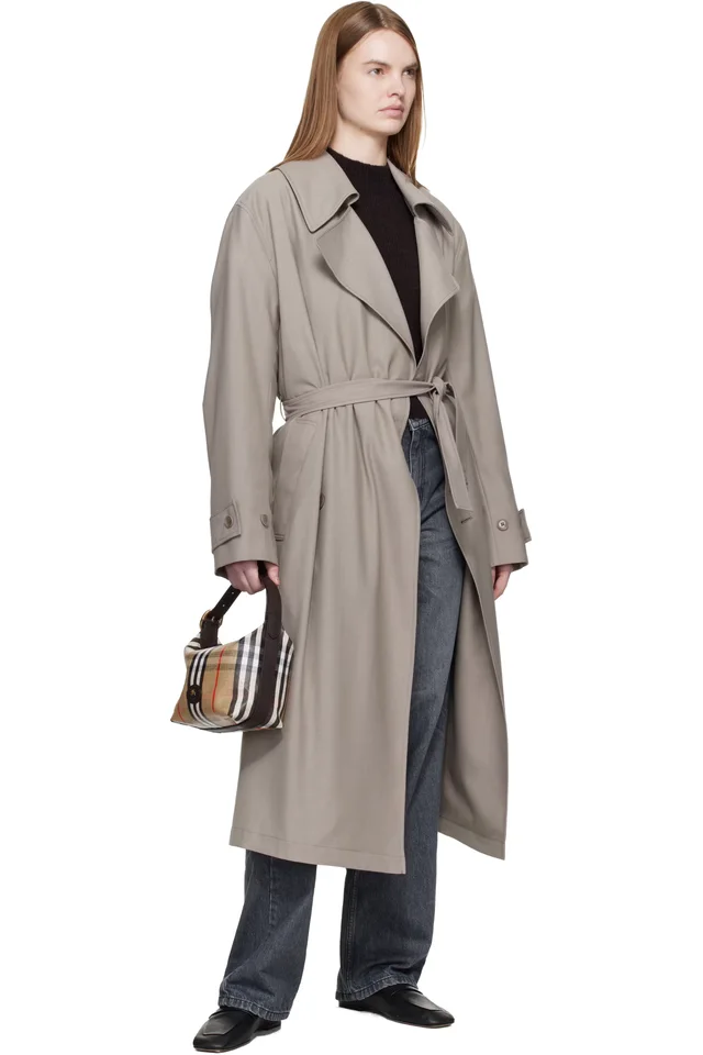 Burberry Brown Mini Highlands Duffle Bag, photo 4 of 4 from SSENSE