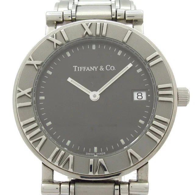 Tiffany & Co. Watch Atlas Round Dark Gray in Grey from The Reluxe