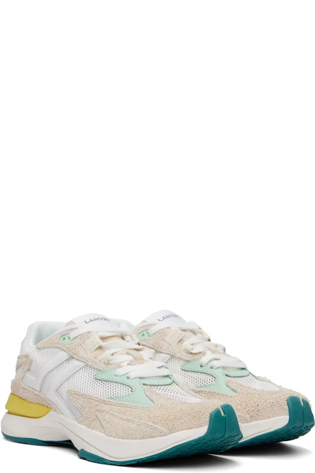 Lanvin Multicolor JLA Transparent Sneakers, photo 4 of 4 from SSENSE