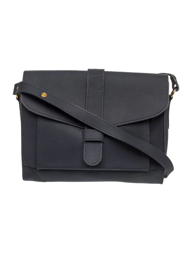 Marni Leather Crossbody Bag in gray Leather from The RealReal