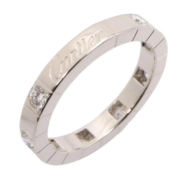 Cartier Lanieres Au750 Diamond Ring Size 7.5 from LuxUness