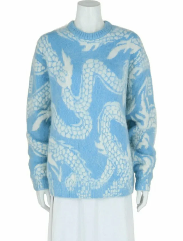 Givenchy Mohair Pullover w/ Tags in blue from The RealReal