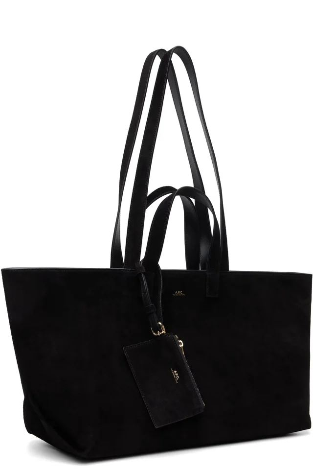 A.P.C. Black 'Le Drummer' Tote, photo 2 of 3 from SSENSE