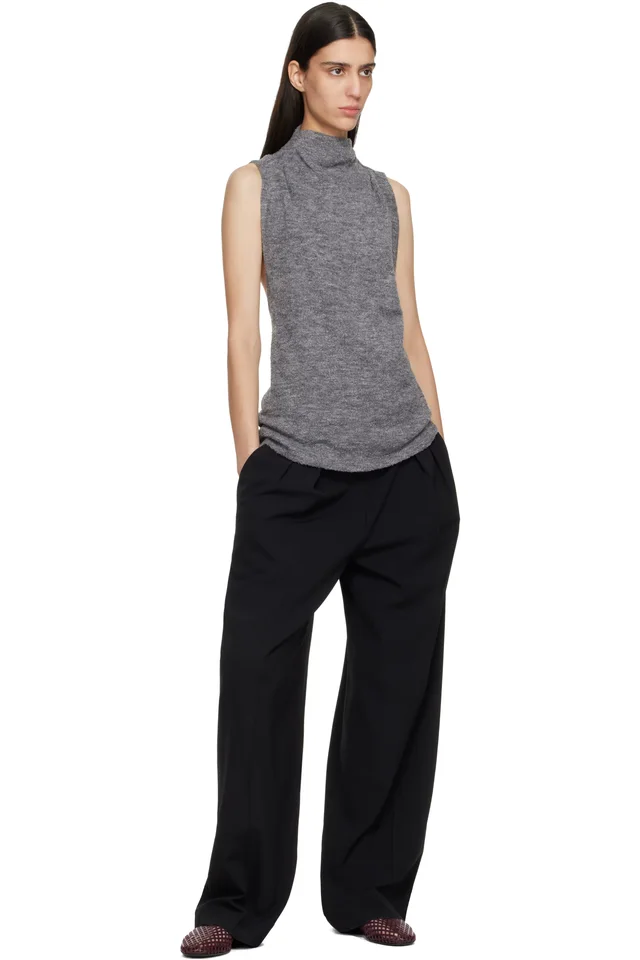 Proenza Schouler Brown Tee Perforated Ballerina Flats, photo 5 of 5 from SSENSE