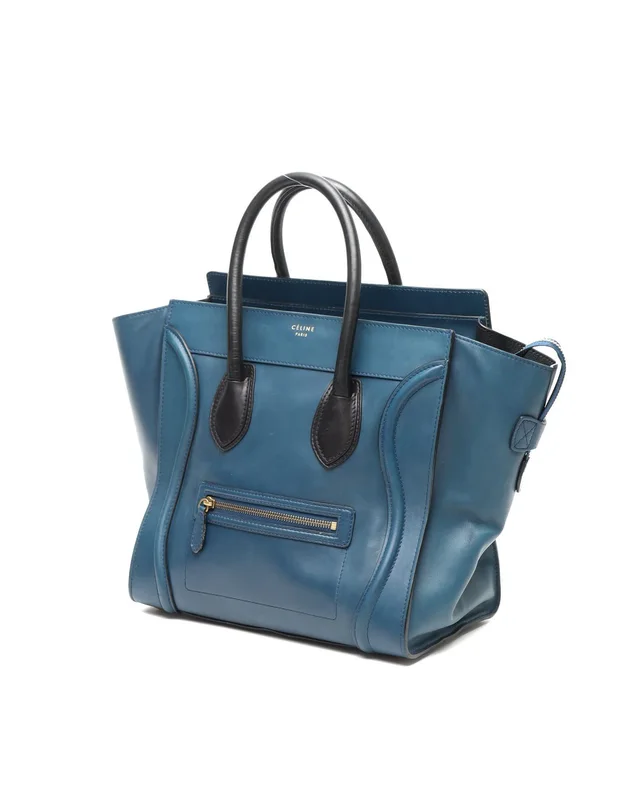 Celine Luggage Mini Bag in Leather from A Retro Tale, photo 2 of 9