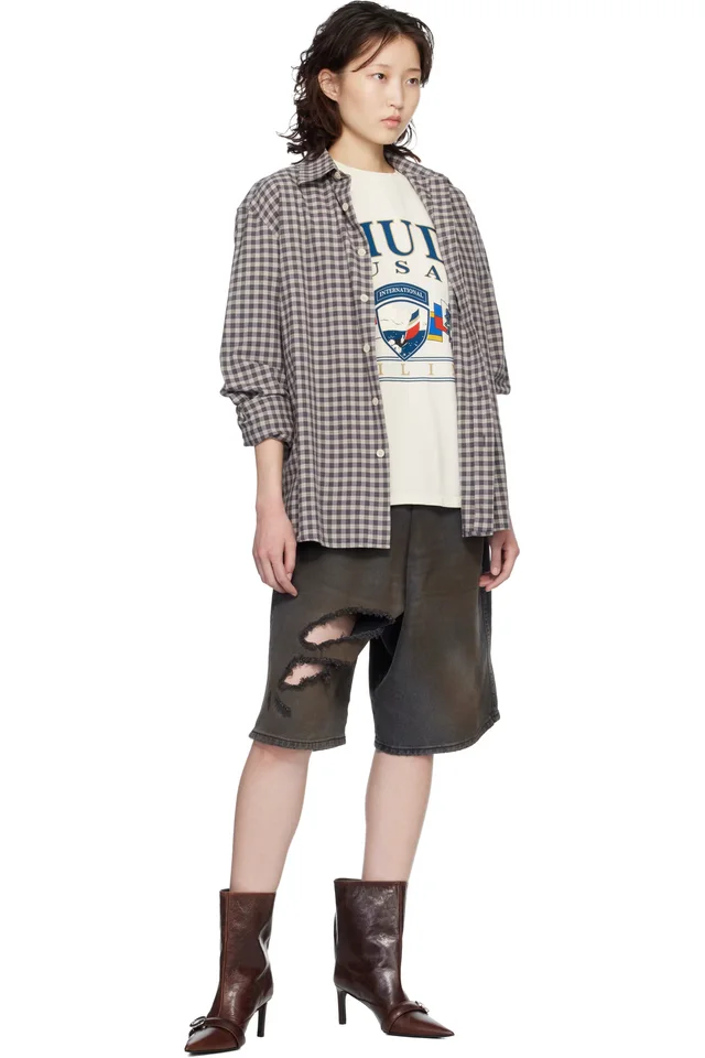 Rhude Off-White USA Sailing Icon T-shirt, photo 4 of 4 from SSENSE