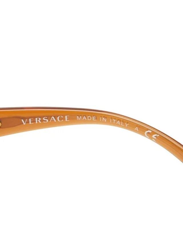 Versace Medusa Sunglasses Brown Gold Acetate Plated 1- Eyewear in gold|brown|red from Poshmark, photo 6 of 6
