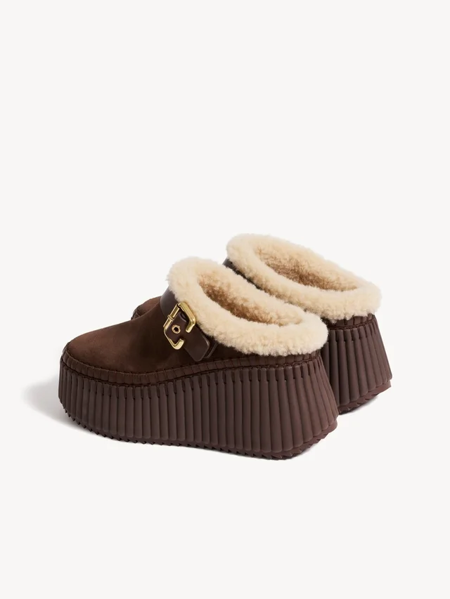 Chloé Nama Wedge Mules, photo 4 of 5 from SENSER