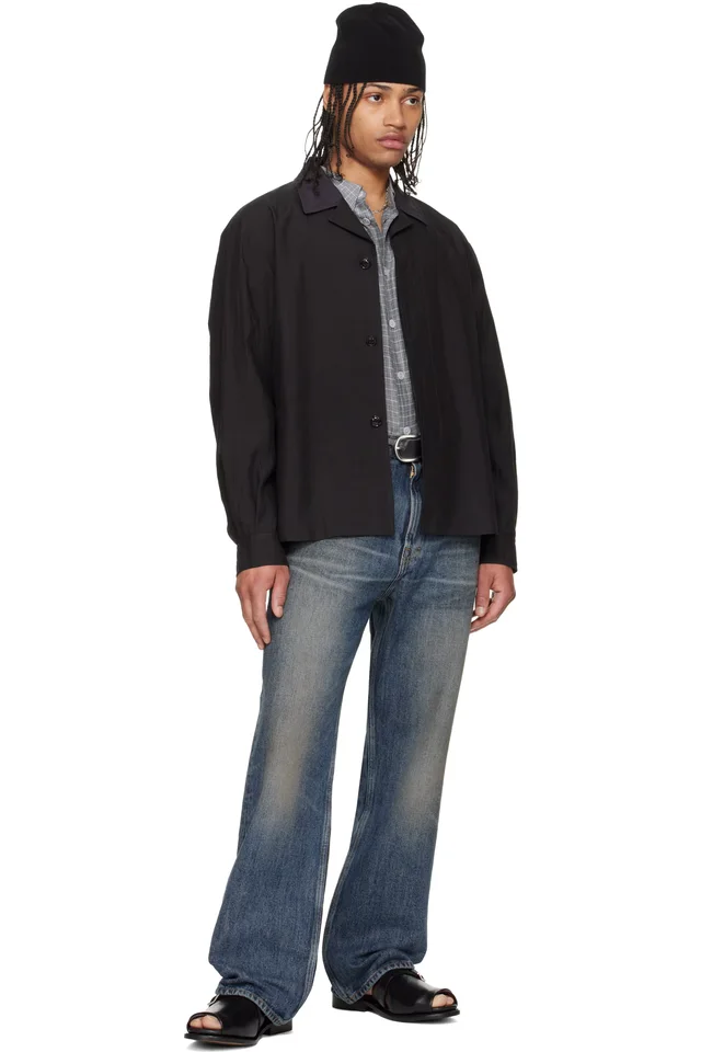 OUR LEGACY Blue Third Cut Jeans, photo 4 of 4 from SSENSE