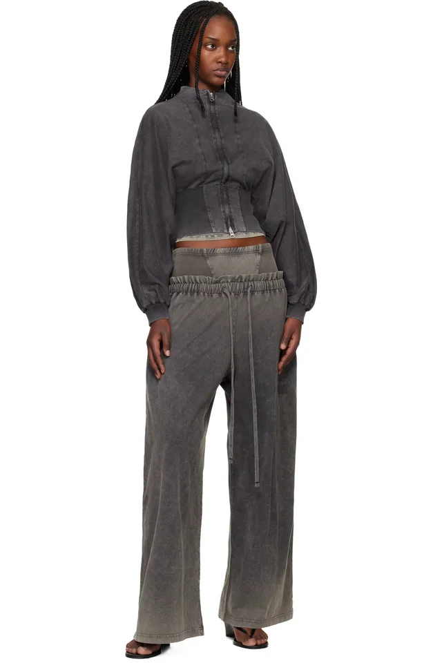 KNWLS Black Haze Zip-Up Sweatshirt, photo 4 of 4 from SSENSE