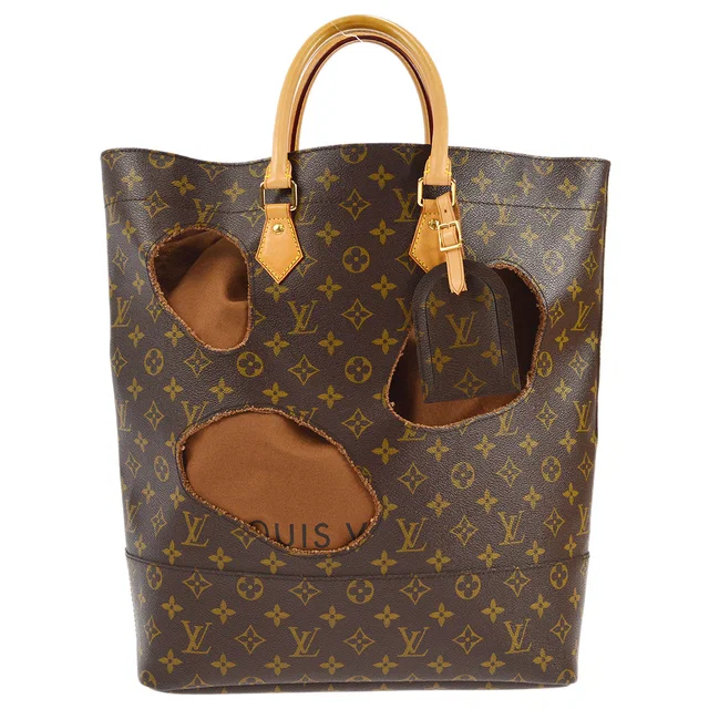Louis Vuitton x Rei Kawakubo Comme des Garcons 2014 Monogram Bag With Holes M40279 in Coated canvas from AMORE Vintage Tokyo