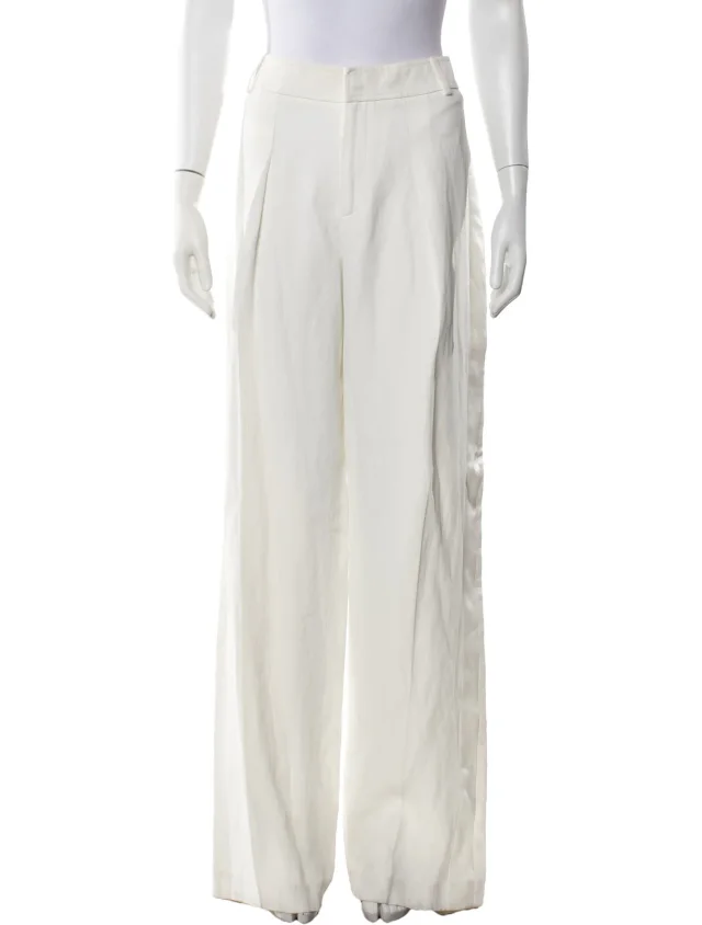 Tom Ford Silk Wide Leg Pants in Silk from The RealReal