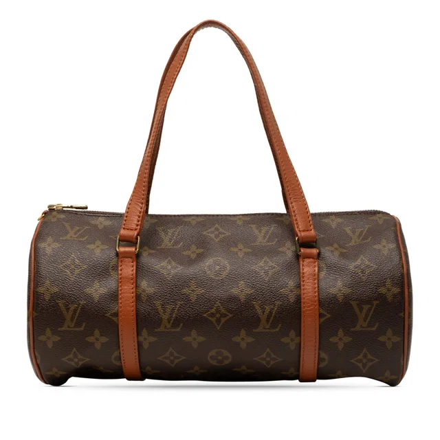 Brown Louis Vuitton Monogram Papillon 30 Handbag in Brown Coated canvas from Designer Revival
