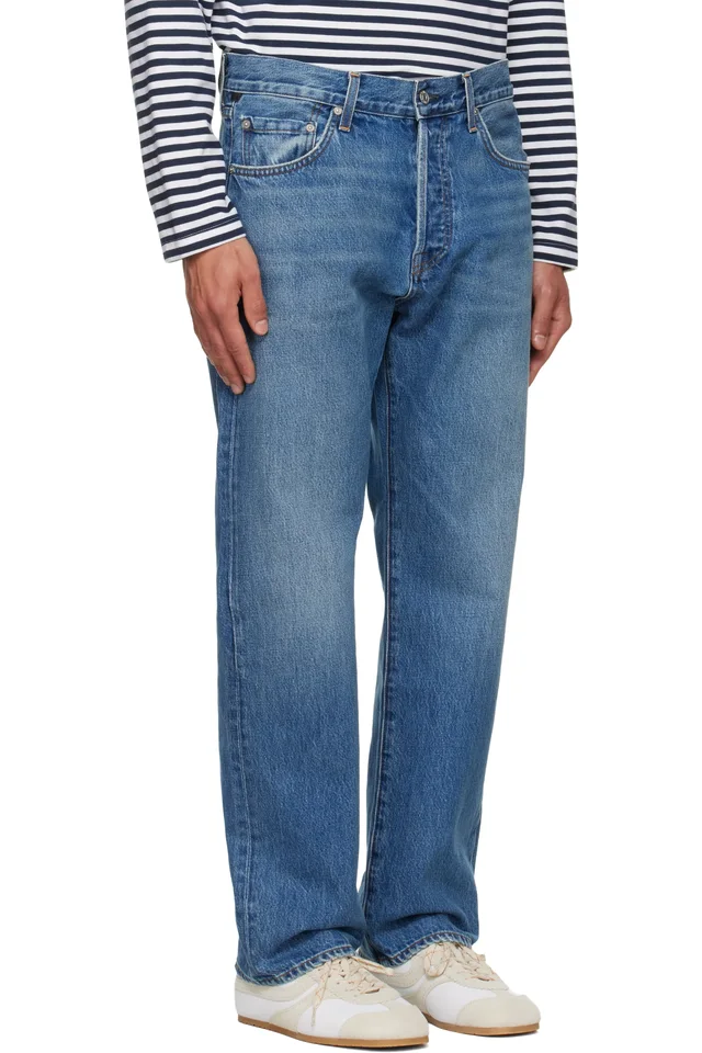 Citizens of Humanity Blue Beau Straight Premium Vintage Jeans, photo 2 of 4 from SSENSE