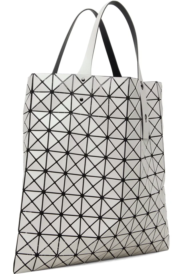 BAO BAO ISSEY MIYAKE White Prism Matte-2 Tote, photo 2 of 4 from SSENSE