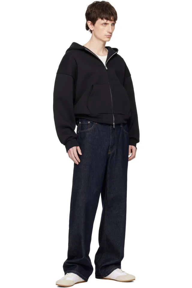 Seventh Black V2 Zipped Hoodie, photo 4 of 4 from SSENSE