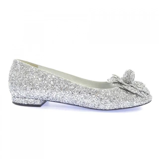 Chanel Flat Sneakers Silver in Silver from The Reluxe