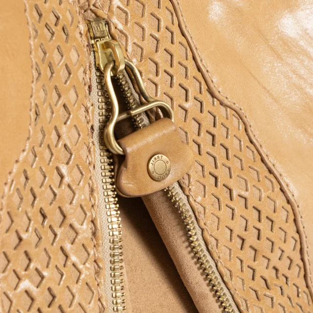 Jimmy Choo Camel Mandah Hobo Bag in Brown Leather from Labellov, photo 5 of 5