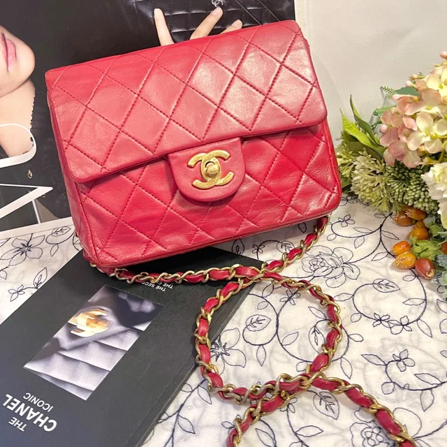 Chanel Quilted Vintage Chain Shoulder Bag from The Reluxe