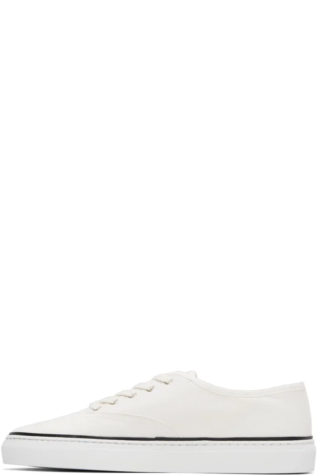 JACQUEMUS Off-White 'The Féfé' Sneakers, photo 3 of 5 from SSENSE