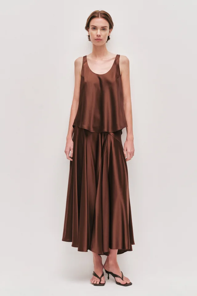 AJE Siren Top in Brown from Aje, photo 1 of 1