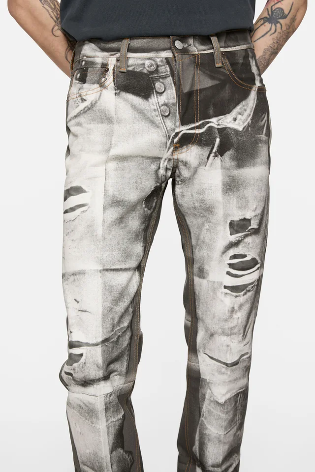 Acne Studios Trompe-L'ceIl Distressed Jeans, photo 6 of 6 from SENSER