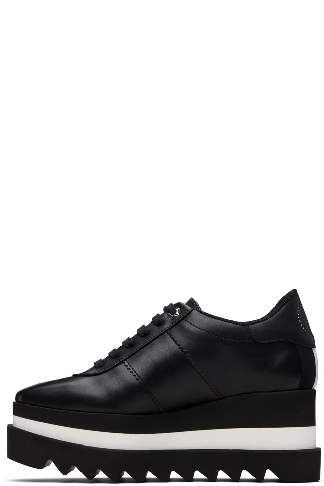 Stella McCartney Black Sneak-Elyse Platform Sneakers, photo 3 of 4 from SSENSE