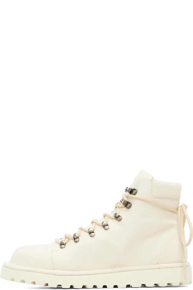 Marsèll Gomme White Pallottola Crepping Ankle Boots, photo 3 of 5 from SSENSE
