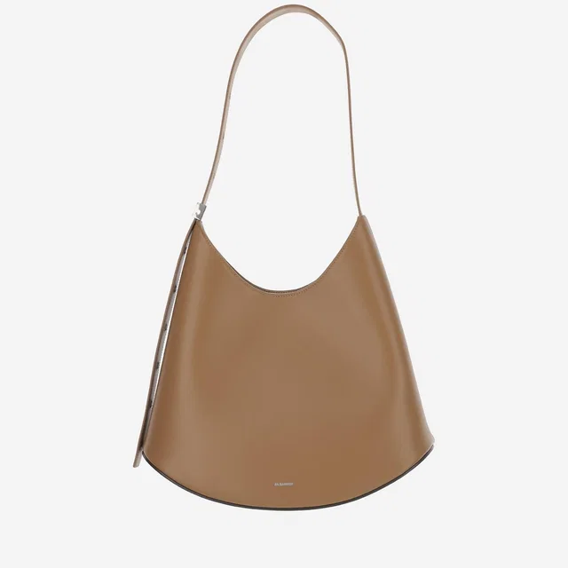 Jil Sander Shoulder Bag — Brown Calfskin in Brown Calfskin from HEWI