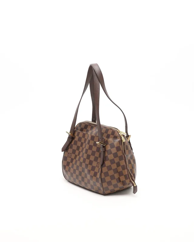 Louis Vuitton Damier Ebene Belem MM Bag in Brown Canvas from A Retro Tale, photo 3 of 8