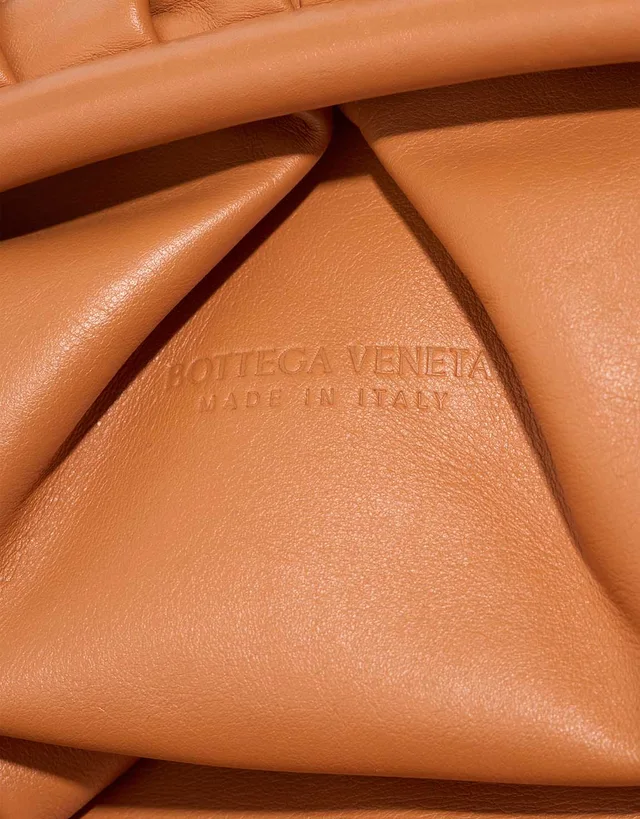 Bottega Veneta Pouch Large Lamb Brown in Brown Lambskin from SACLÀB, photo 8 of 9