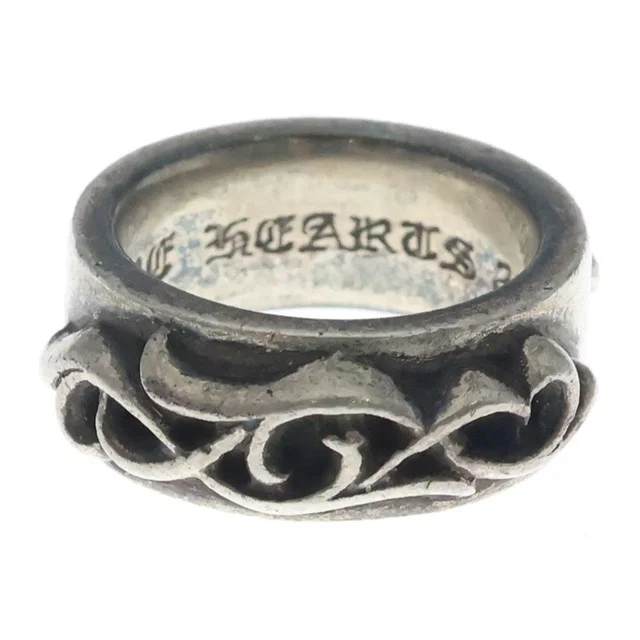 Chrome Hearts Dbl Narrow Vine Band Double Silver Ring in Silver from The Reluxe