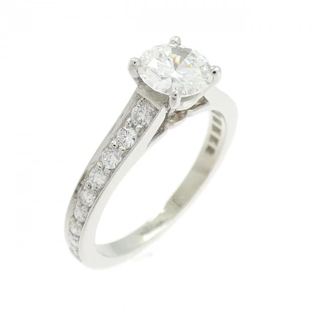 Cartier 1895 Solitaire Platinum Ring Size 8 from LuxUness