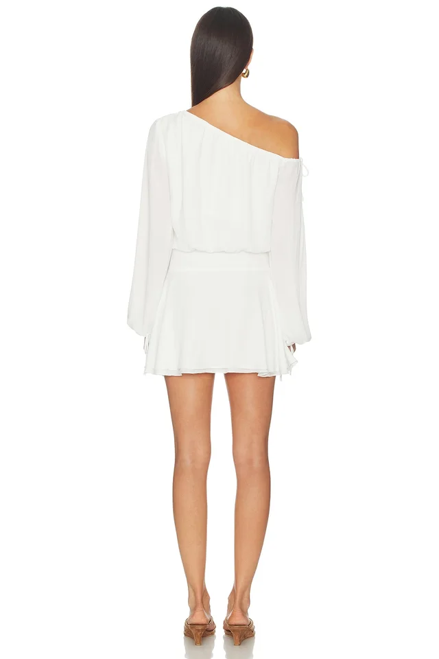 MORE TO COME Violetta Mini Dress in Ivory, photo 3 of 3 from REVOLVE (Canada)