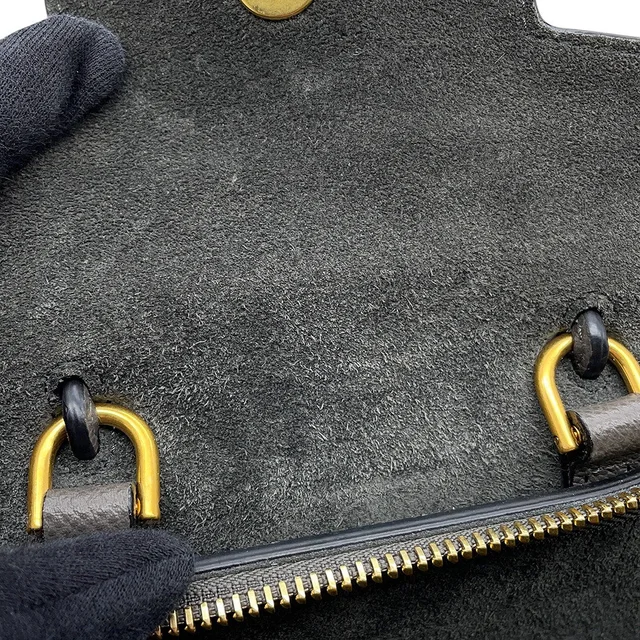 Celine Belt bag Gray189003 Leather Size Nano in Leather from GALLERY RARE, photo 11 of 18