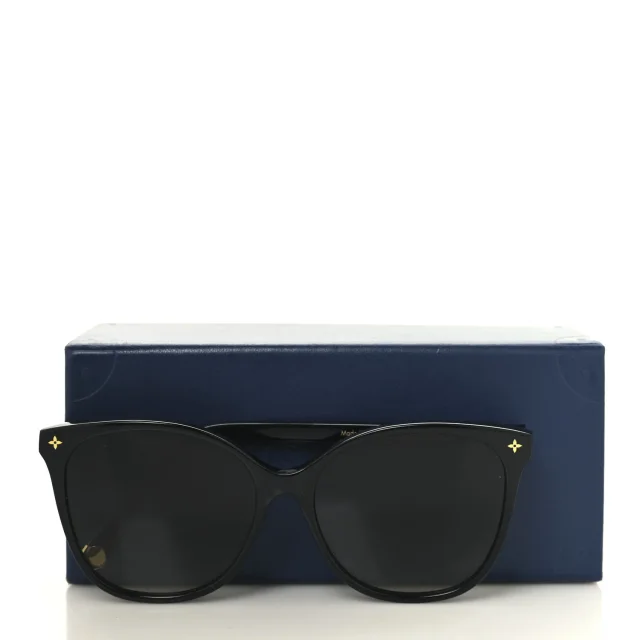 Louis Vuitton Acetate My Monogram Light Cat Eye Sunglasses Z1657E Black in Black from FASHIONPHILE, photo 7 of 7